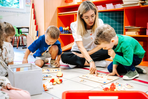 Activité en classe de maternelle