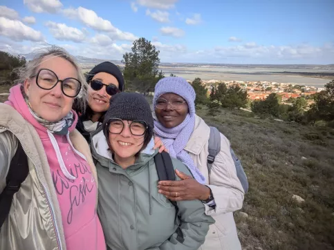 Equipe NDA en classe verte à Leucate