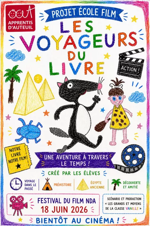 Affiche du film "Les voyageurs du livre"